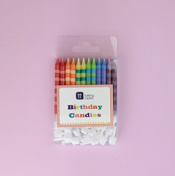 Happy Birthday cake candles