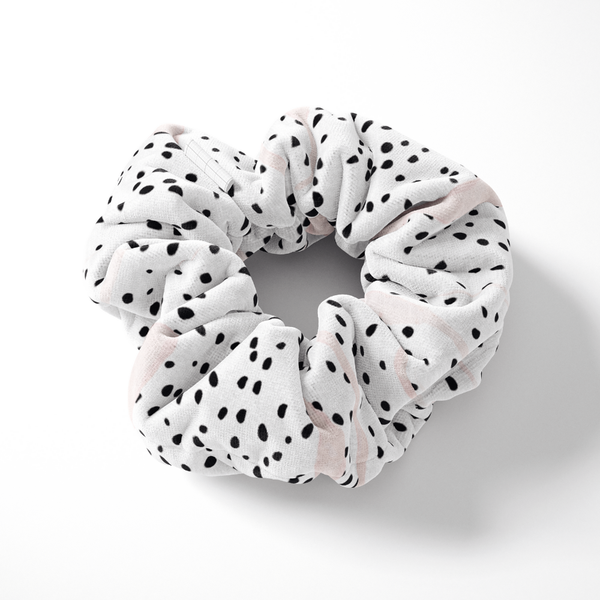 Dalmatian Scrunchie