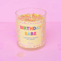 Birthday Babe Sprinkle Candle