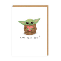 Mum, Yo-Da best Greeting Card