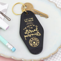 Keyring - The Society of the Eternal Pessimists - Black